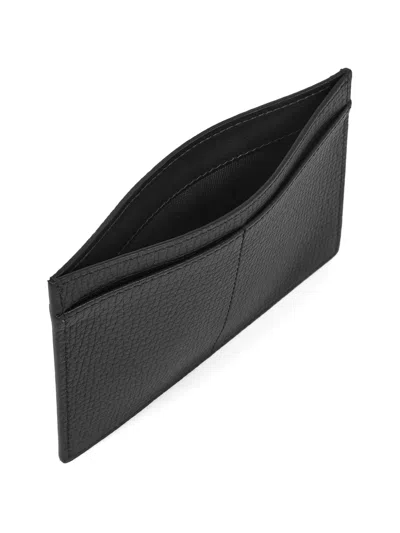 Smythson Panama Leather Passport Sleeve In Black