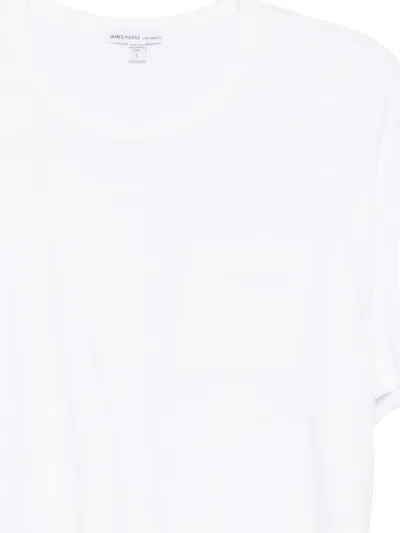 James Perse Patch-pocket T-shirt In White