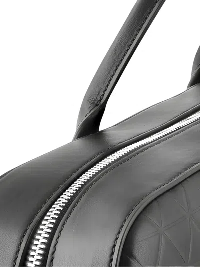 St Dupont Firehead Leather Document Holder In Black