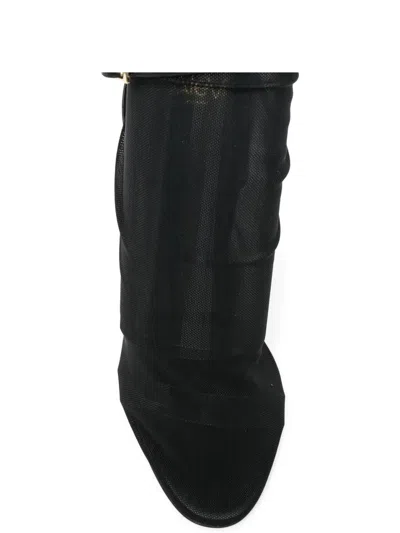 Alevì Buckle-strap Ankle Boots In Black