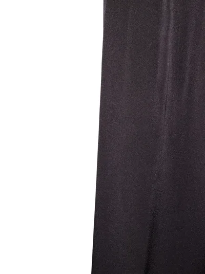 Semicouture Elasticated Drawstring Trousers In Blue