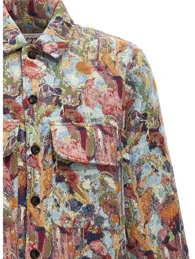 Lc23 Jacquard Overshirt In Multi