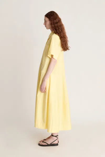 Lee Mathews Emilie Lantern Dress In Yellow