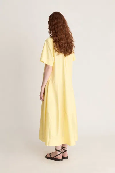 Lee Mathews Emilie Lantern Dress In Yellow