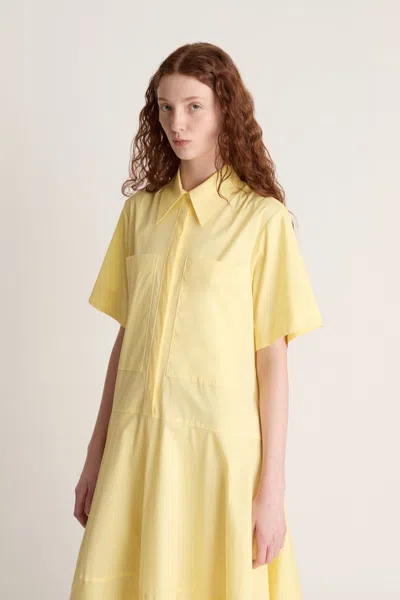 Lee Mathews Emilie Lantern Dress In Yellow