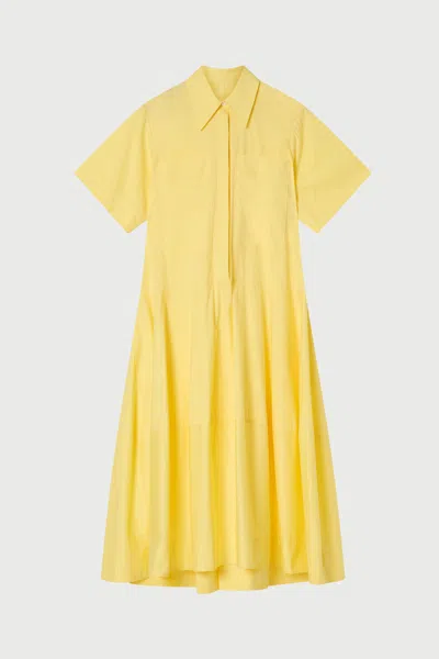 Lee Mathews Emilie Lantern Dress In Yellow