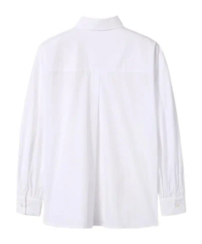 La Doublej Poet Shirt In Solid White In White