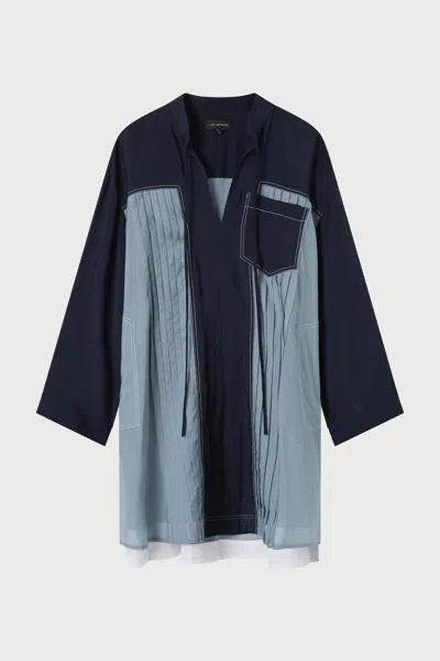 Lee Mathews Ondine Tunic In Blue