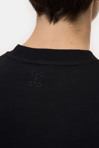 Closed Cotton T-shirt In Black