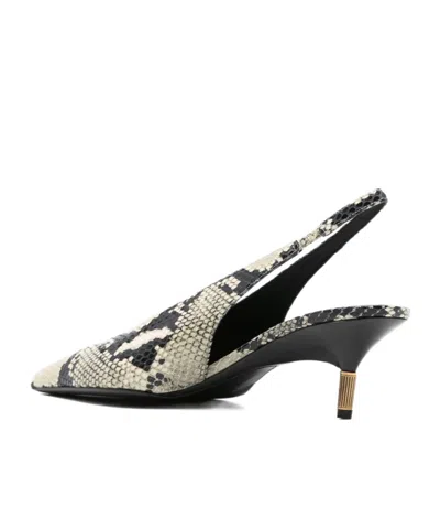 Khaite Bella Python-embossed Leather Pump In Multi