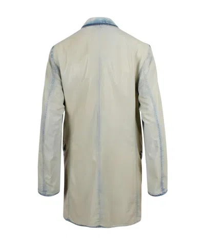 Diesel Double-breasted Coat In Multi