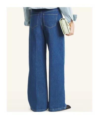 Maison Kitsuné Five-pockets High-waisted Jeans In Multi