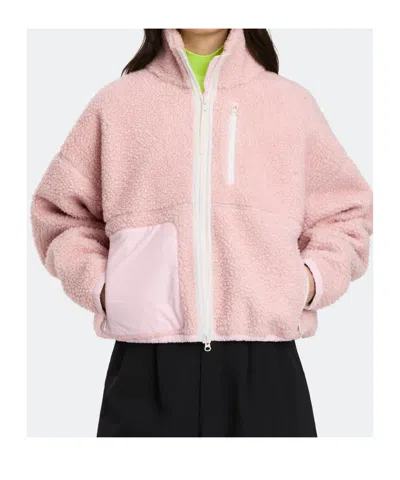 Canada Goose Simcoe Zip Up Fleece Sweater White Label In Pink