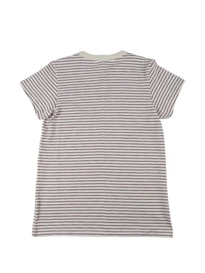 Rag & Bone Slub Striped T-shirt In Multi