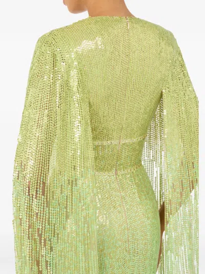 Jenny Packham Easy Breezy Sequin-embellished Maxi Dress In Multi