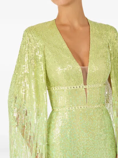 Jenny Packham Easy Breezy Sequin-embellished Maxi Dress In Multi