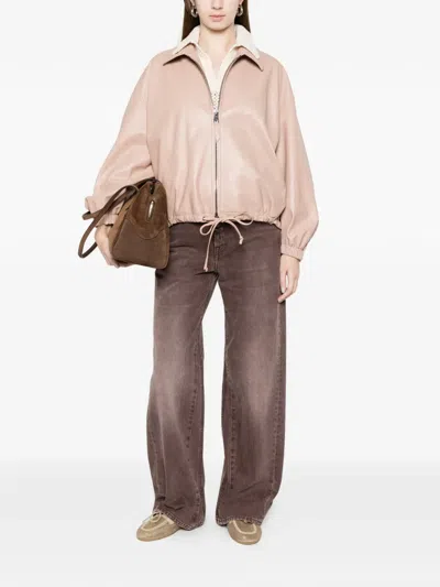 Simonetta Ravizza Linus Drawstring Jacket In Pink