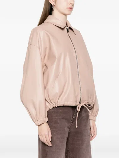 Simonetta Ravizza Linus Drawstring Jacket In Pink