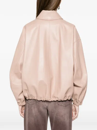 Simonetta Ravizza Linus Drawstring Jacket In Pink