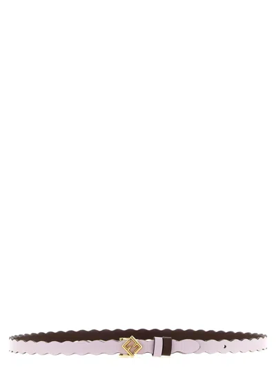 Fendi Multicolor Ff Diamonds Reversible Solid Belt In Multi