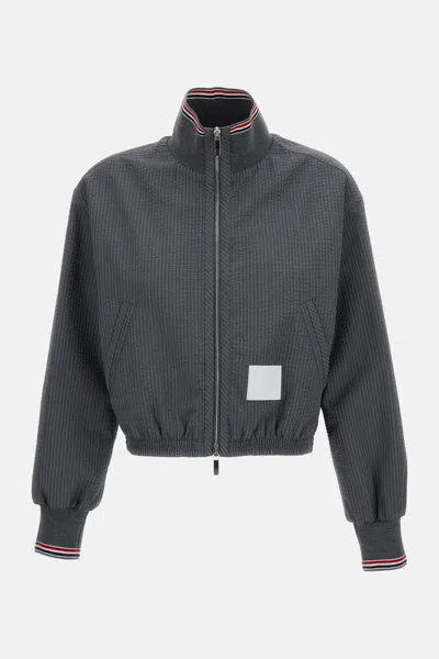 Thom Browne Short Jacket In Gray