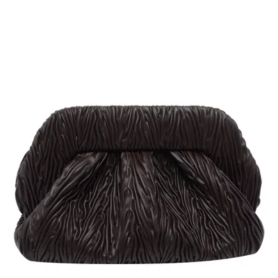 Themoirè Medium Bios Handbag In Brown