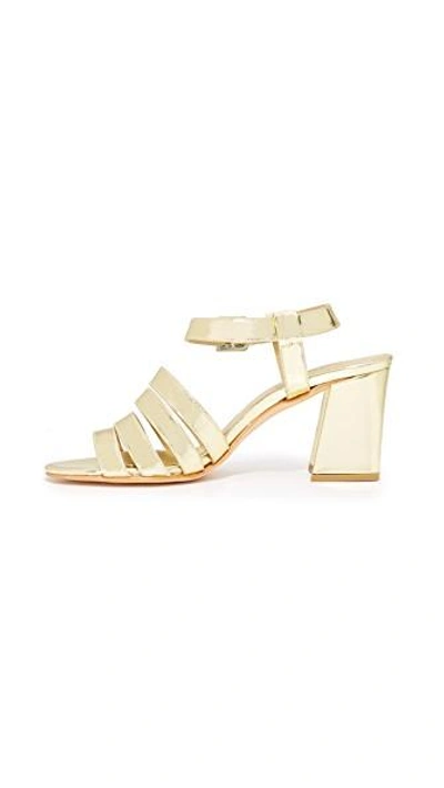 Maryam Nassir Zadeh Palma High Sandals In Gold
