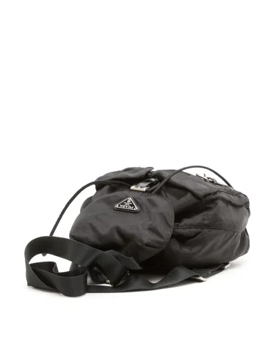 Prada Tessuto Backpack In Black
