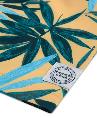 Abercrombie Boys' 5-8 Printed Swim Trunks In Multi