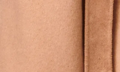 Bernardo Longline Double Face Wool Blend Coat In Brown