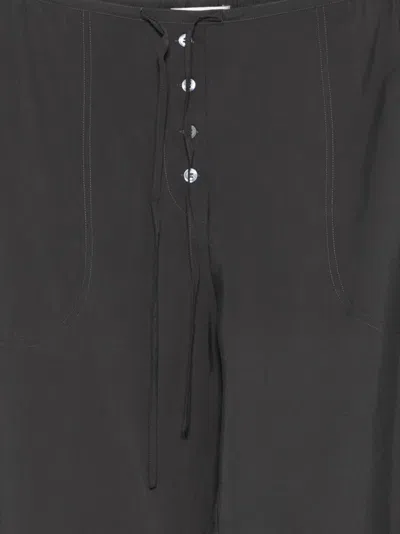 Studio Nicholson Hera Button Trousers In Black