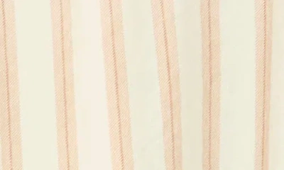 Blu Pepper Stripe Button-up Shirt In White