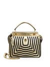 FENDI Dotcom Hypnotic Metallic Leather Shoulder Bag