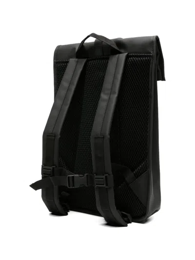 Rains Rolltop Backpack In Black