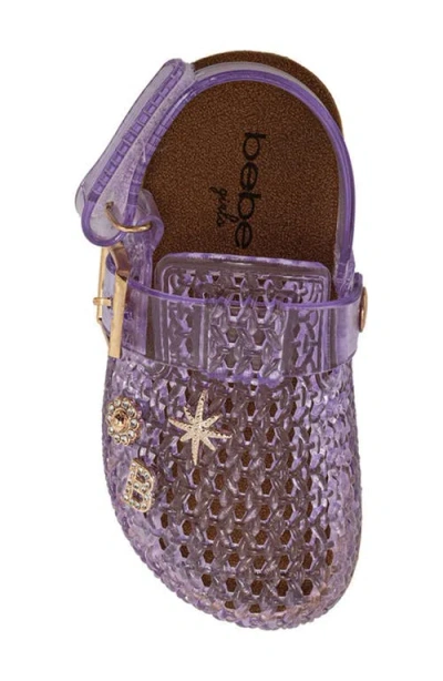 Bebe Ruby Sandal In Purple