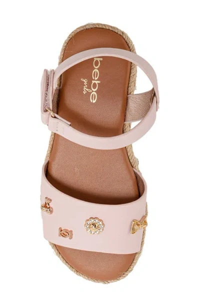 Bebe Fleur Sandal In Pink