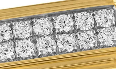 Esquire Diamond Flat Top Ring In Gold