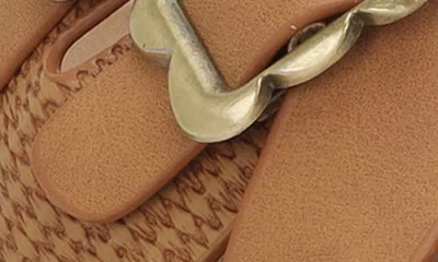 Seven7 Double Strap Sandal In Brown