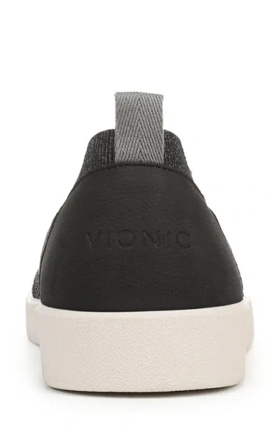 Vionic Elda Knit Slip-on Sneaker In Black