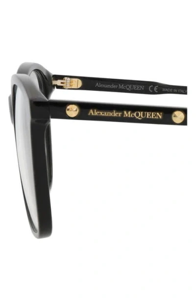 Alexander Mcqueen Mcqueen 54mm Square Optical Glasses In Pattern