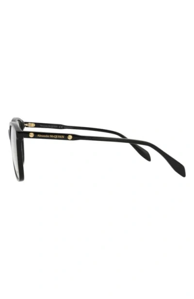 Alexander Mcqueen Mcqueen 54mm Square Optical Glasses In Pattern