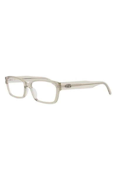 Balenciaga 55mm Rectangular Optical Glasses In Purple