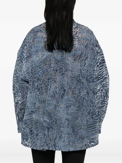 Giuseppe Di Morabito Patterned Shirt In Blue