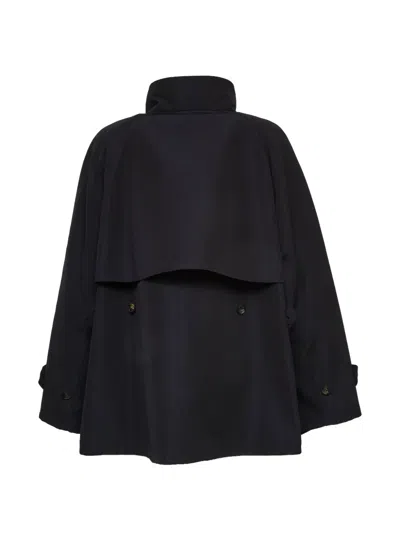 Fay Caban Hook-closure Jacket In Blue
