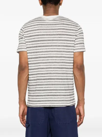 A.p.c. Ray Striped T-shirt In Multi