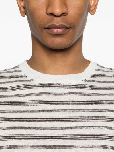 A.p.c. Ray Striped T-shirt In Multi