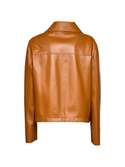 Sword 6.6.44 Buttoned Jacket In Brown