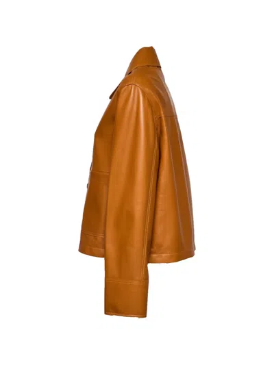 Sword 6.6.44 Buttoned Jacket In Brown