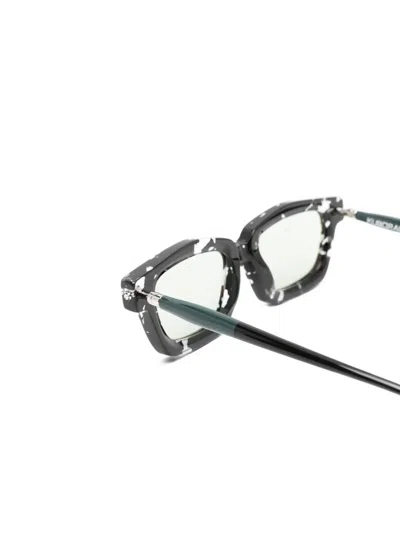 Kuboraum Patterned Sunglasses In Black