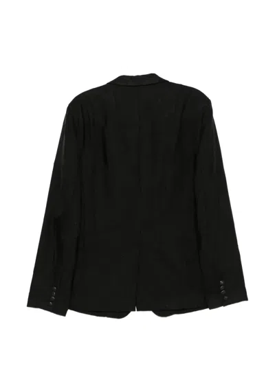 Roberto Cavalli Flap-pocket Blazer In Black